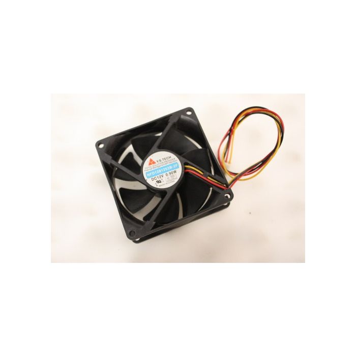 Y.S. Tech NFD1281253B-2F 3Pin PC Case Cooling Fan 80mm x 25mm