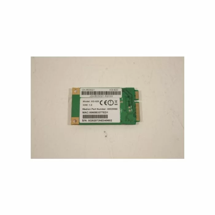 Medion SIM 2090 WiFi Wireless Card XG-920