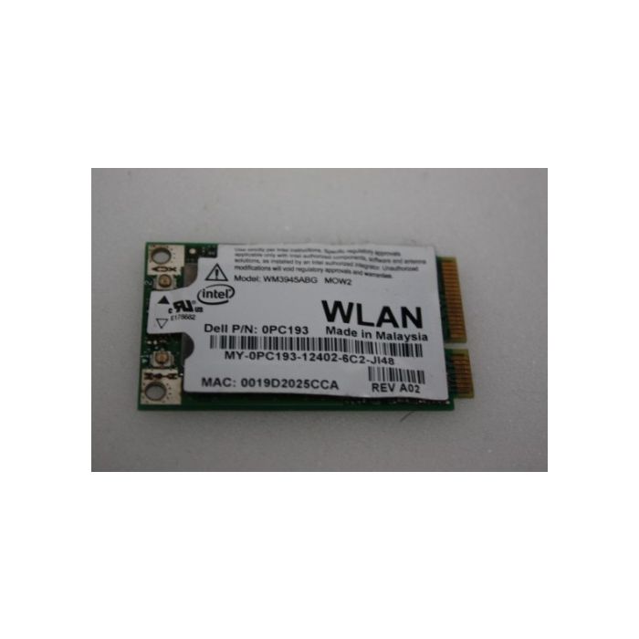 Dell Inspiron 6400 WiFi Wireless Card 0PC193 PC193
