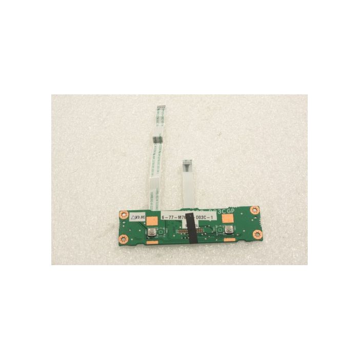Clevo Notebook M765S Touchpad Button Board 6-77-M76S2-D03C-1