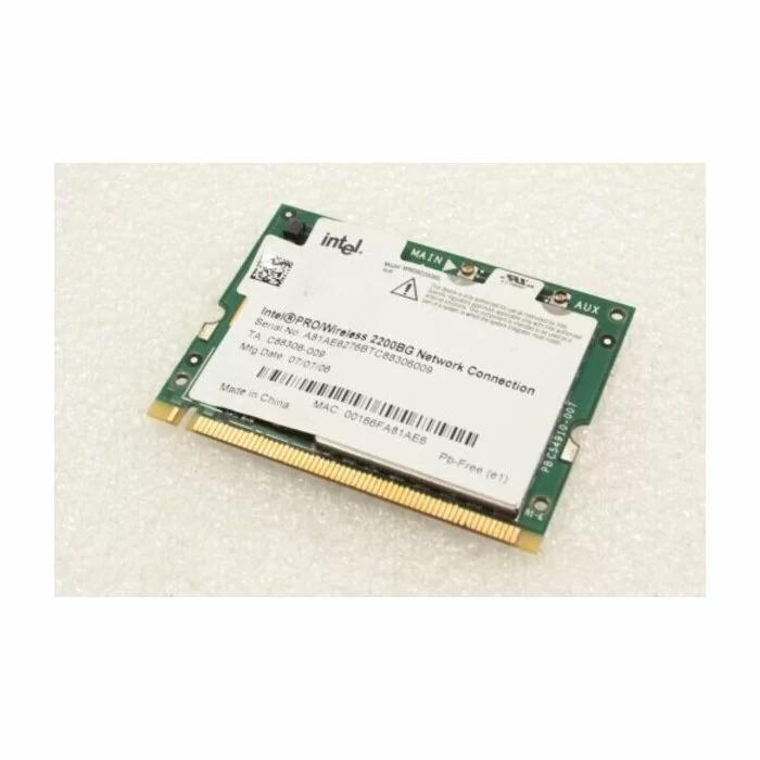 Carte WiFi Intel WM3B2200BG D'occasion - Fonctionne Bien Pour PC Portable