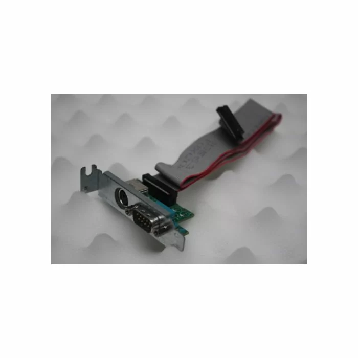 T4444 Dell Serial Port PS2 Add In Card with Cable N3563