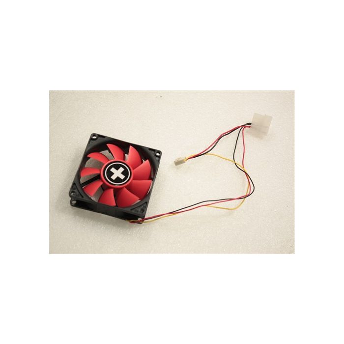 Black And Red Cros 80mm x 25mm 3Pin IDE Case Fan
