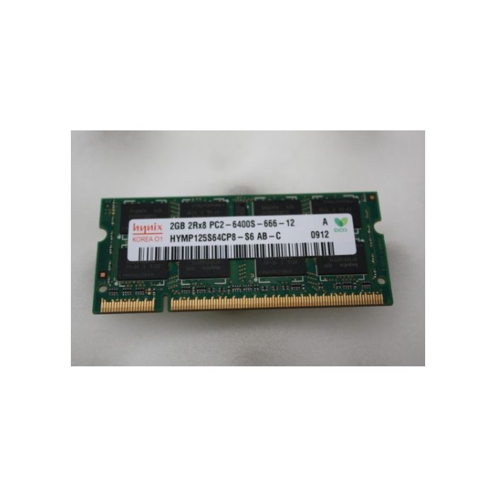 HYMP125S64CP8-S6 2GB Hynix PC2-6400 Sodimm Laptop Memory