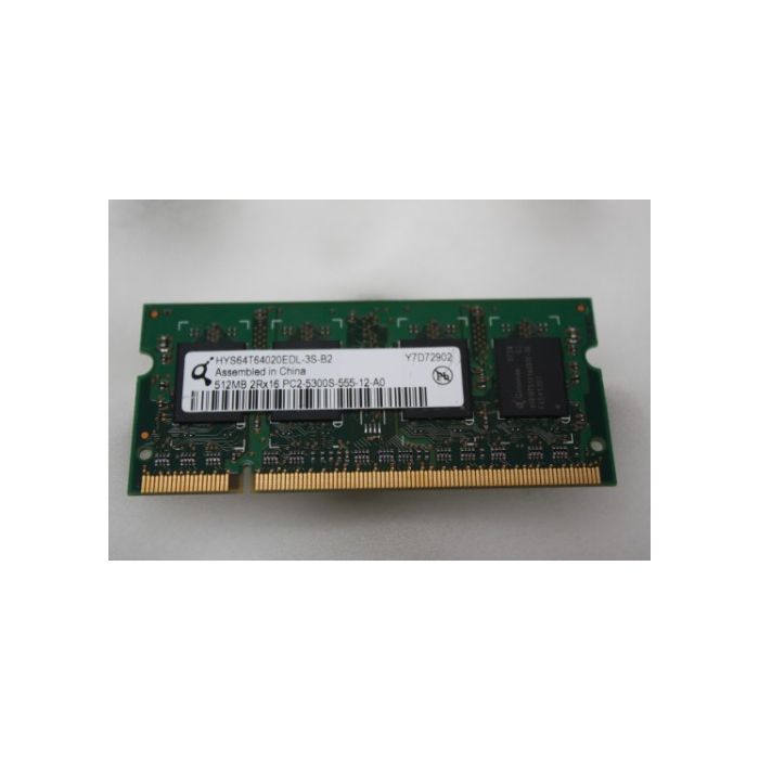 Infineon 512MB PC2-5300 667MHz Sodimm Laptop Memory