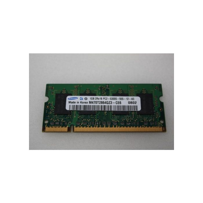 1GB Samsung PC2-5300 667MHz DDR2 Sodimm Laptop Memory
