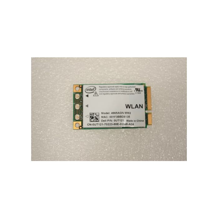 Dell Precision M4300 WiFi Wireless Card UT121 0UT121