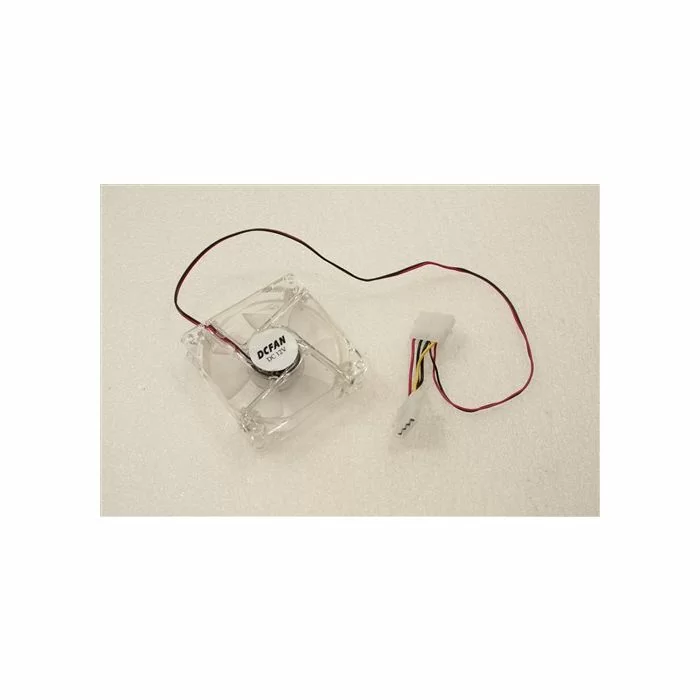 DCFAN 80mm x 25mm Blue LED Case Cooling Fan IDE