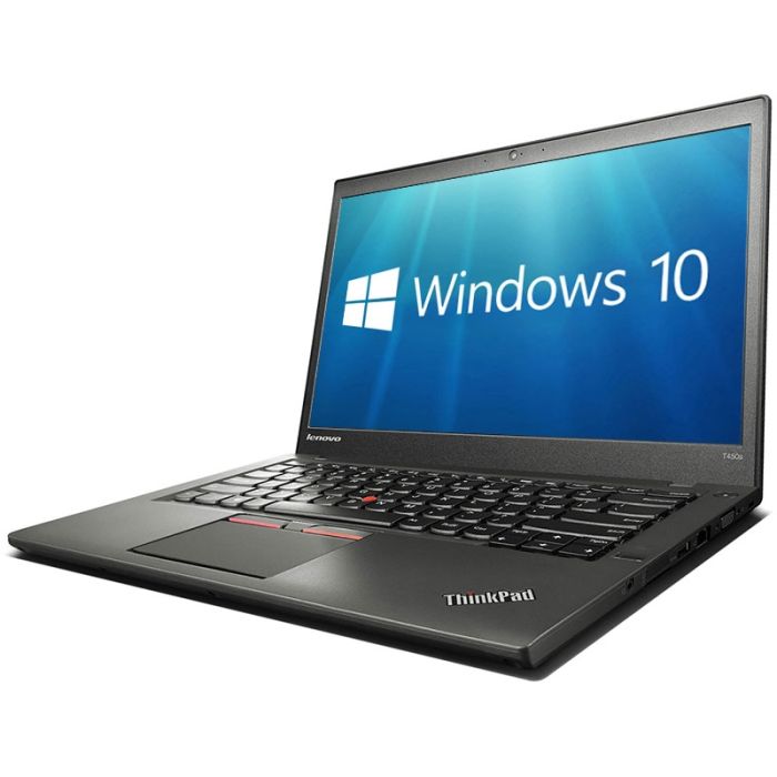 Lenovo ThinkPad T450 14.1" i7-5600U 8GB 256GB SSD WebCam WiFi Bluetooth USB 3.0 Windows 10 Professional 64-bit PC Laptop