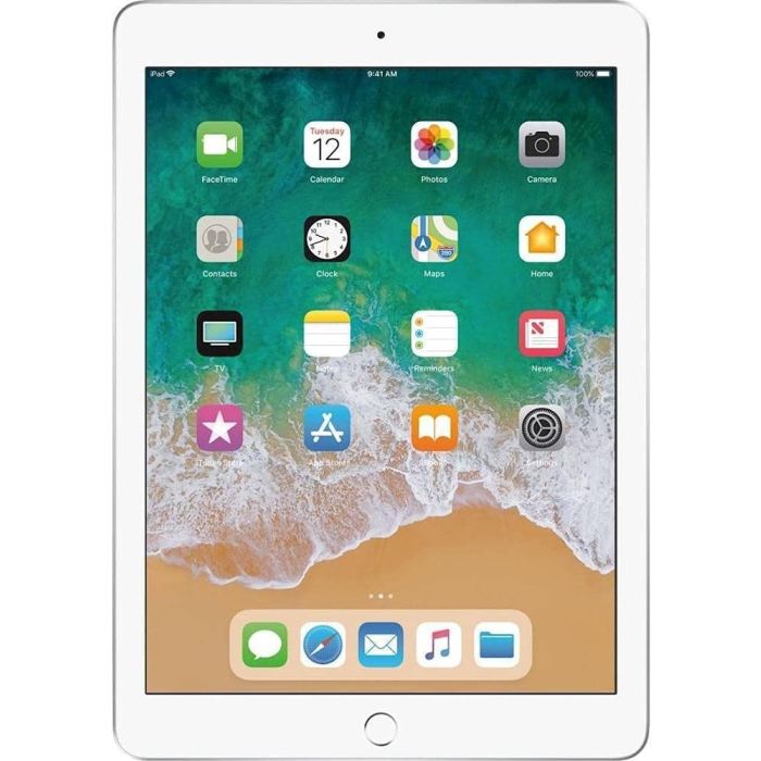 Apple iPad 5th Gen 9.7" 32GB WiFi + Cellular Silver (Model A1823,  MP252B/A)