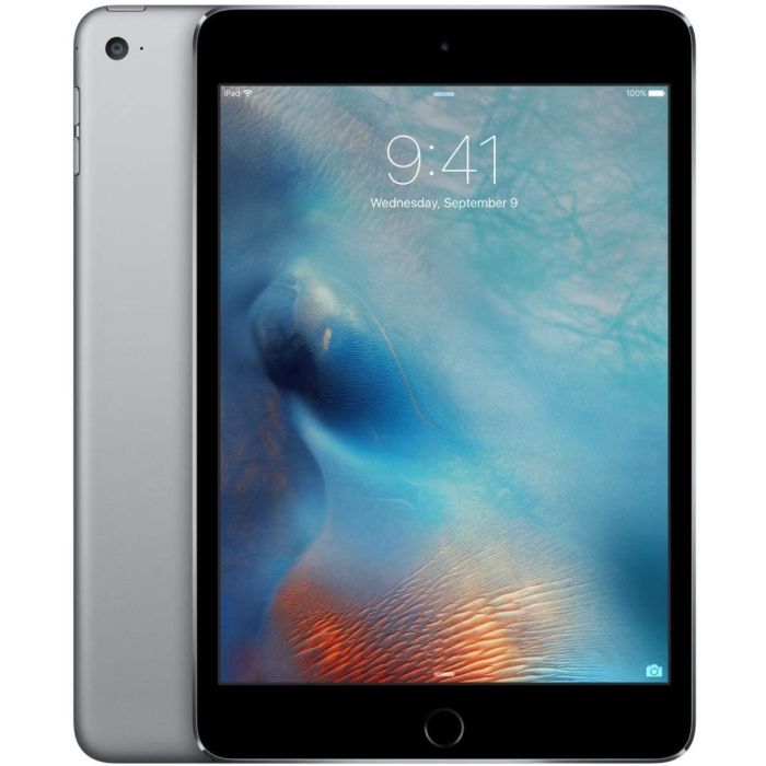 Apple iPad Mini 4 7.9" 128GB WiFi - Space Gray (Model A1538,  MK9N2B/A)