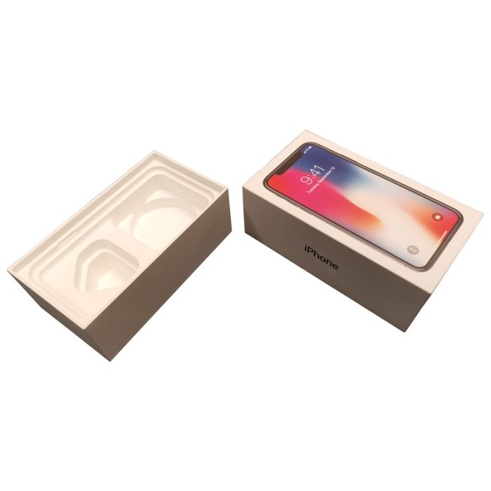 iPhone X Space Gray A1901 Empty Phone Box With Inserts Only