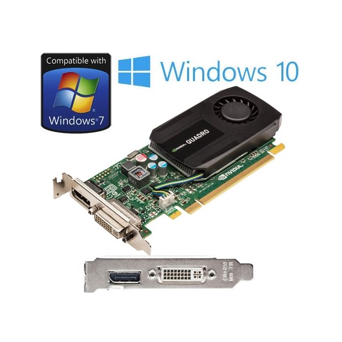 nVidia Quadro K600 1GB PCI-E DisplayPort DVI Low Profile Graphics Card