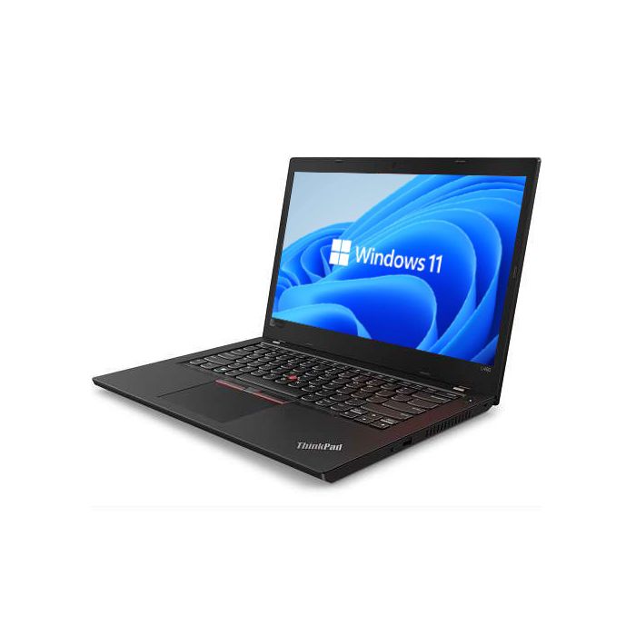 Lenovo ThinkPad L480 Windows 11 Laptop - 14" HD Display Core i5-8250U 8GB 256GB SSD HDMI USB-C WiFi WebCam