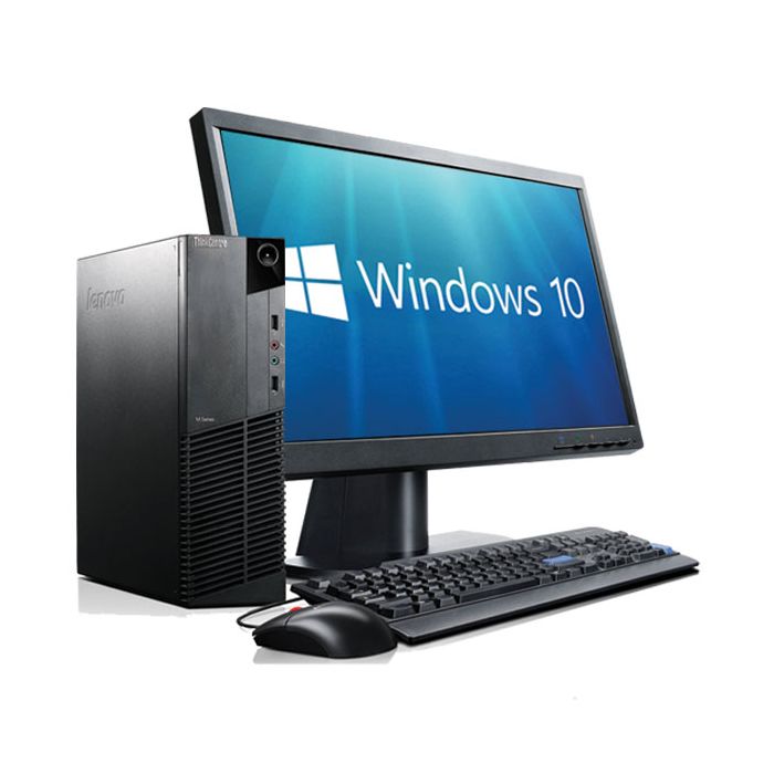 Complete set of Windows 10 Quad Core i5 WiFi Desktop PC Computer