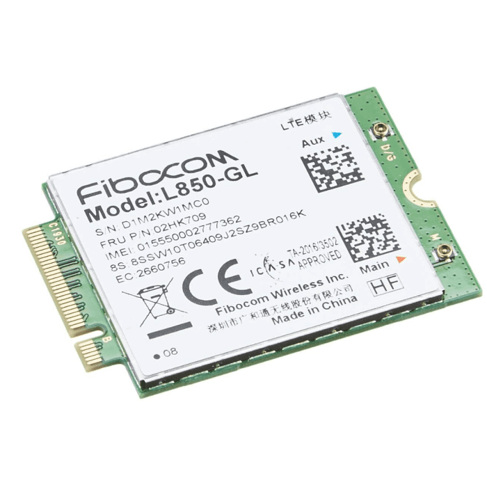 Lenovo Fibocom L850-GL Wireless WWAN 4G LTE Mobile Card 02HK709