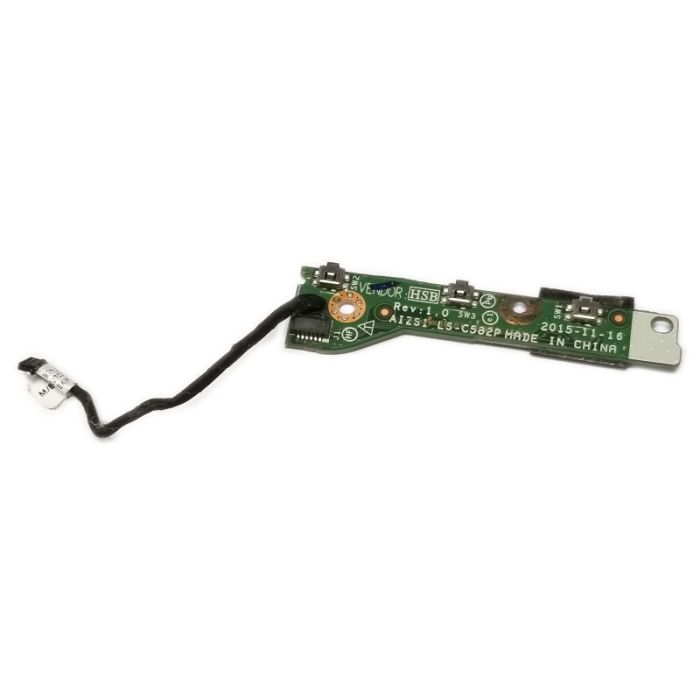 Lenovo ThinkPad Yoga 260 Power Button Switch Volume Board & Cable LS-C582P