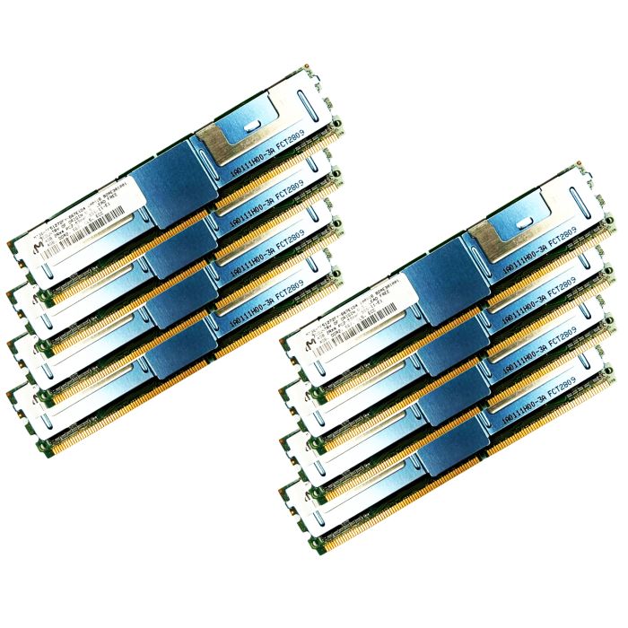 32GB 8x4GB MT36HTF51272FY-667E1D4 PC2-5300F 2Rx4 Memory RAM Apple Mac Pro 2006 2008