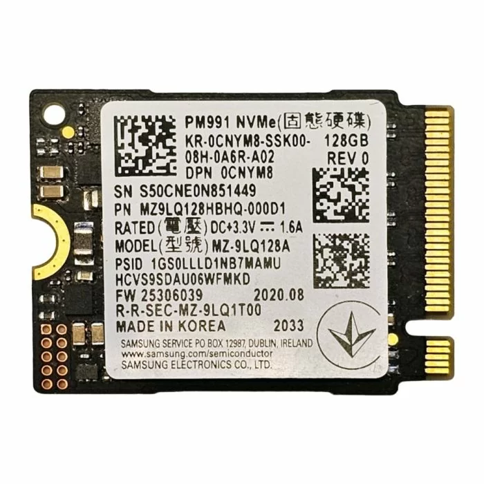 128GB Samsung SSD M.2 2230 NVMe Laptop Solid State Drive MZ9LQ128HBHQ-000D1 