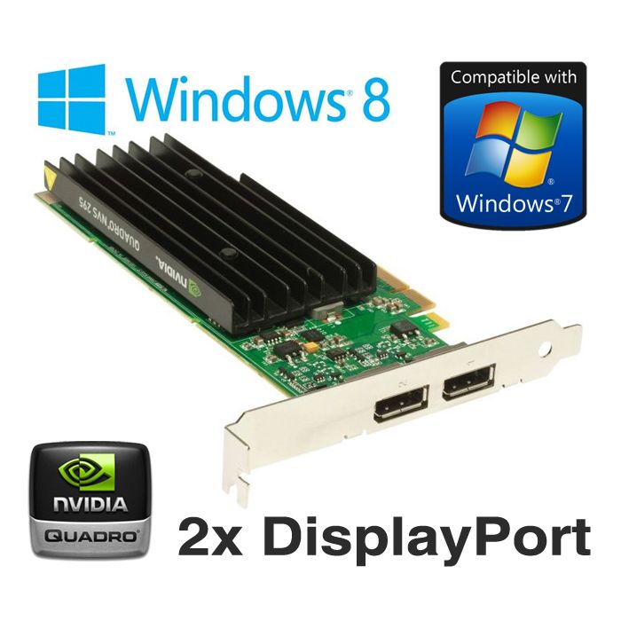 nVidia Quadro NVS 295 256MB PCI Express x16 Dual Display 2x...