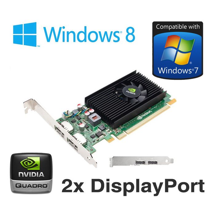 nVidia Quadro NVS 310 512MB PCI Express x16 Dual 2x DisplayPort Graphics Card