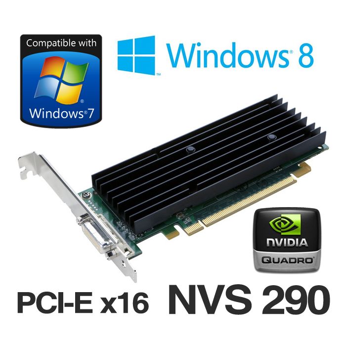 nVidia Quadro NVS 290 256MB PCI Express x16 Dual View DMS-59 Graphics Card