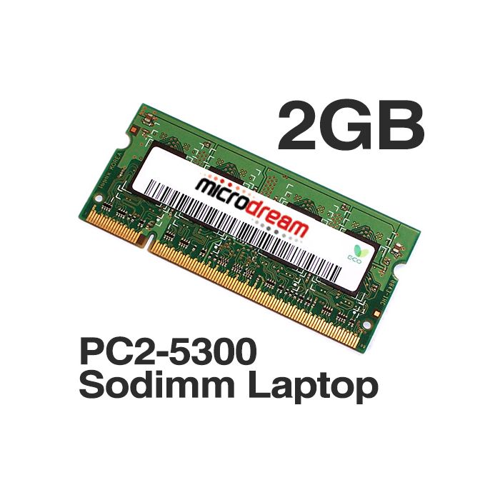 2GB PC2-5300 667MHz 200Pin DDR2 Sodimm Laptop Memory RAM