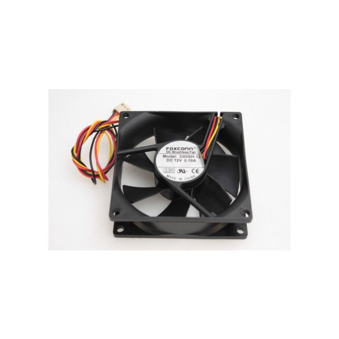 Foxconn PC Case Cooling Fan D80SH-12 80 x 25mm 3Pin