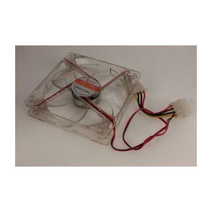 HSD PC Case Cooling Fan HSD-12025 120 x 25mm Red LED Lights