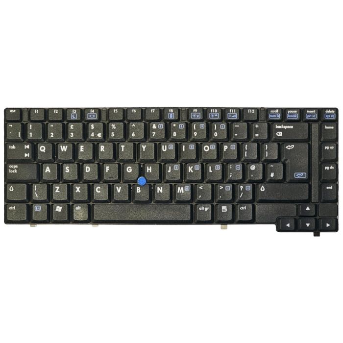 HP Compaq NC6400 UK QWERTY Keyboard PK130060Q00 K060802F1 front view