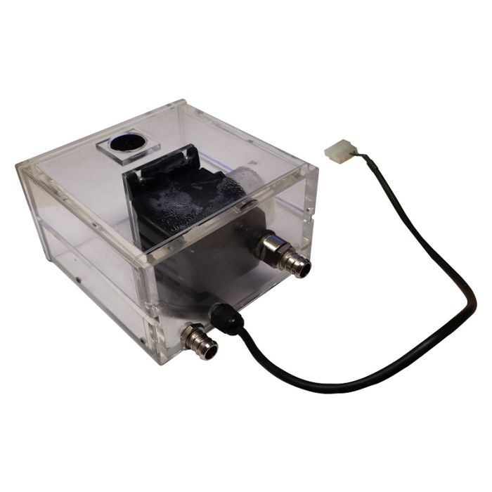 PC Water Cooling Pump and Reservoir Combo Dual Optical Bay Clear...