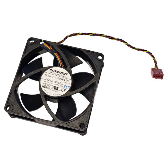 Foxconn PVA080F12R 12V 0.36A Cooling Fan 0MPNKK front view
