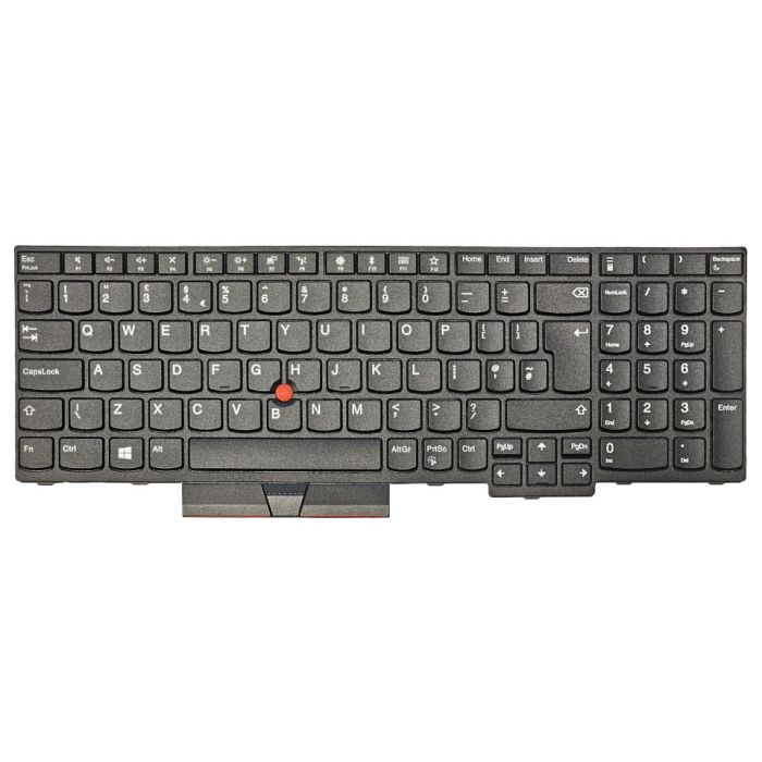 Lenovo ThinkPad P52 P72 P53 P73 UK QWERTY Keyboard 01YP708 SN20P34524 front view