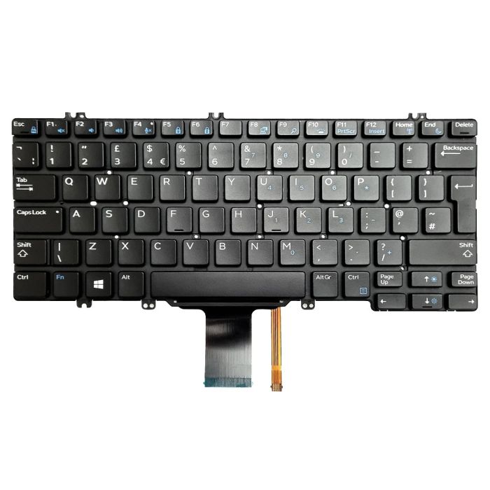 Dell Latitude 7390 UK QWERTY Keyboard 0JF8W7