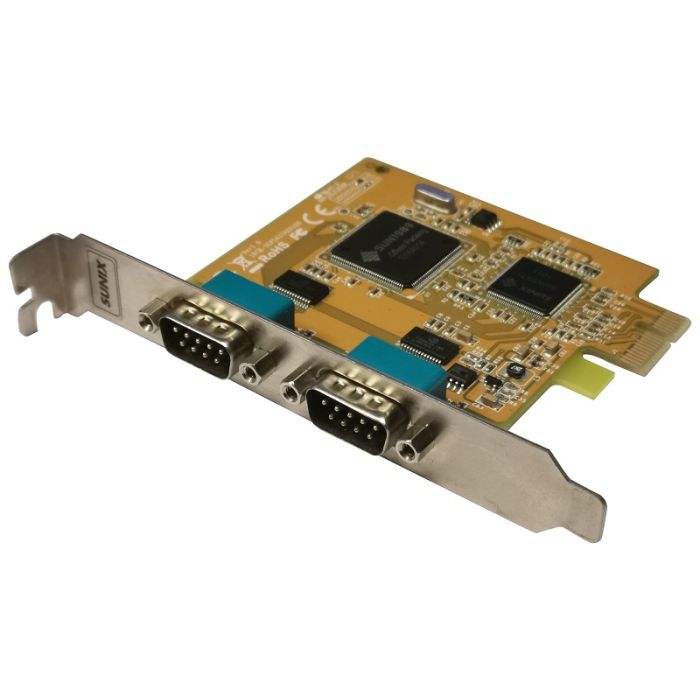 Sunix 2Port RS232 High Profile Serial Board PCIe x1 SER5437A at...