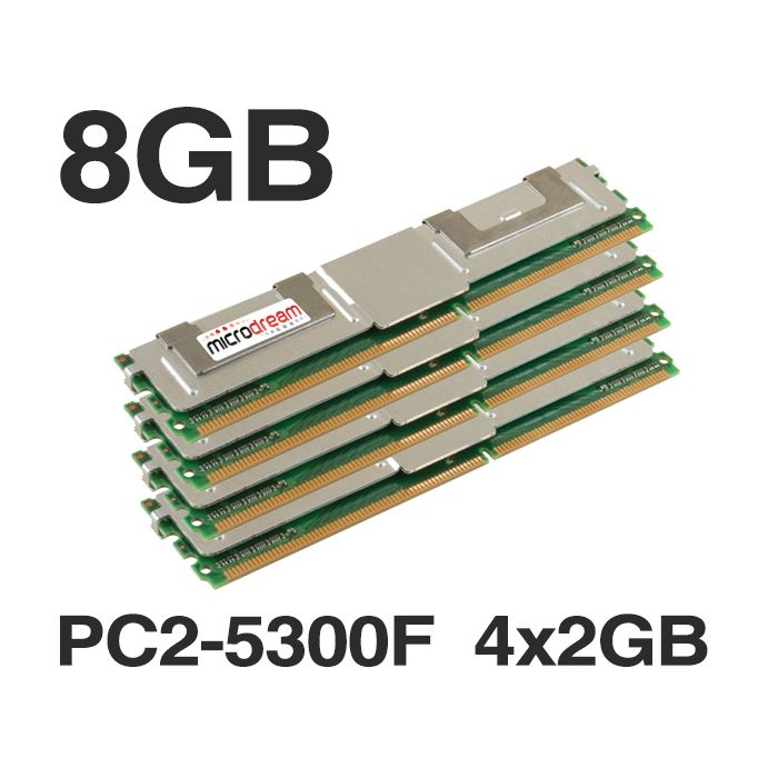 8GB (4x2GB) DDR2 PC2-5300F 667MHz MEMORY RAM Apple Mac Pro 2006 2008