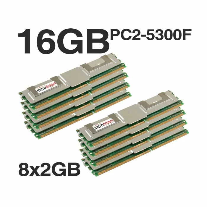 16GB (8x2GB) DDR2 PC2-5300F 667MHz MEMORY RAM Apple Mac Pro 2006 2008