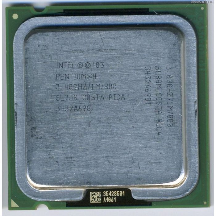 Intel Pentium 4 3.0GHz 800MHz 1M 775 CPU Processor SL8BM at...