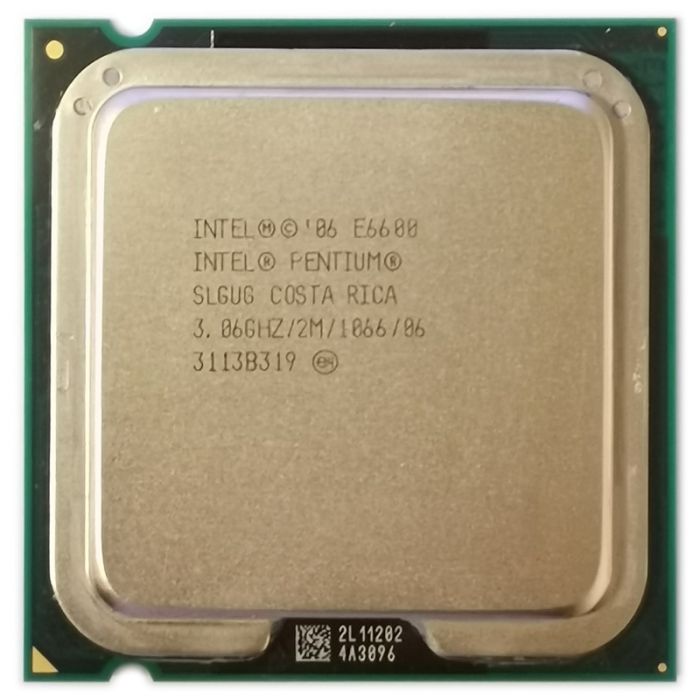 Intel Pentium E6600 3.06GHz 775 CPU Processor SLGUG