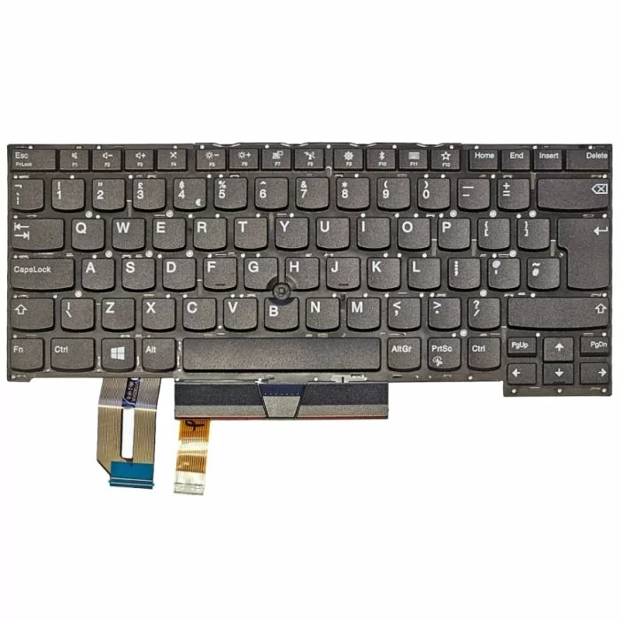 Front View of Lenovo T490s UK Keyboard SN20R66138