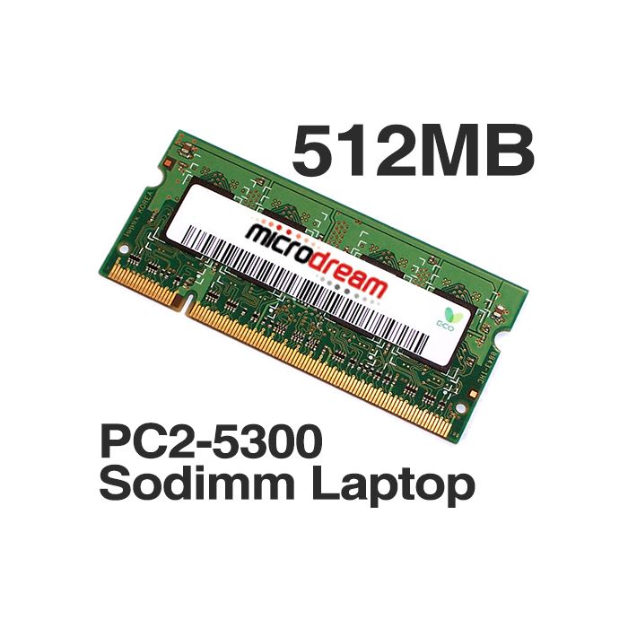 512MB PC2-5300 667MHz 200Pin DDR2 Sodimm Laptop Memory RAM