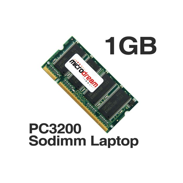 1GB 1024MB PC3200 400MHz 200Pin DDR Sodimm Laptop Memory RAM
