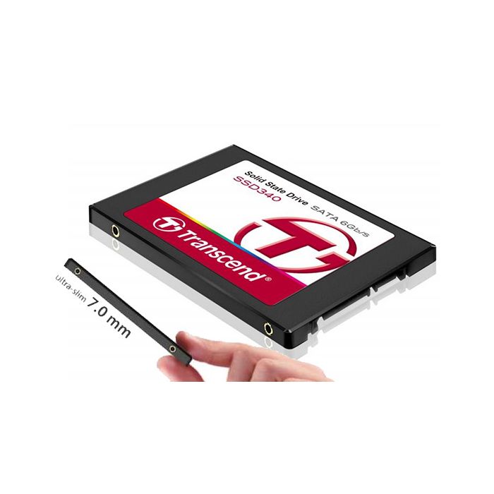 128GB 2.5" SATA 6Gb/s Transcend SSD370 7mm SSD Solid State Drive (3.5" Bracket)