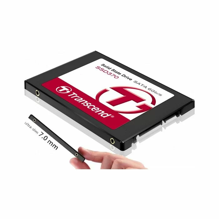 256GB 2.5" SATA 6Gb/s Transcend SSD370 7mm SSD Solid State Drive (3.5" Bracket)