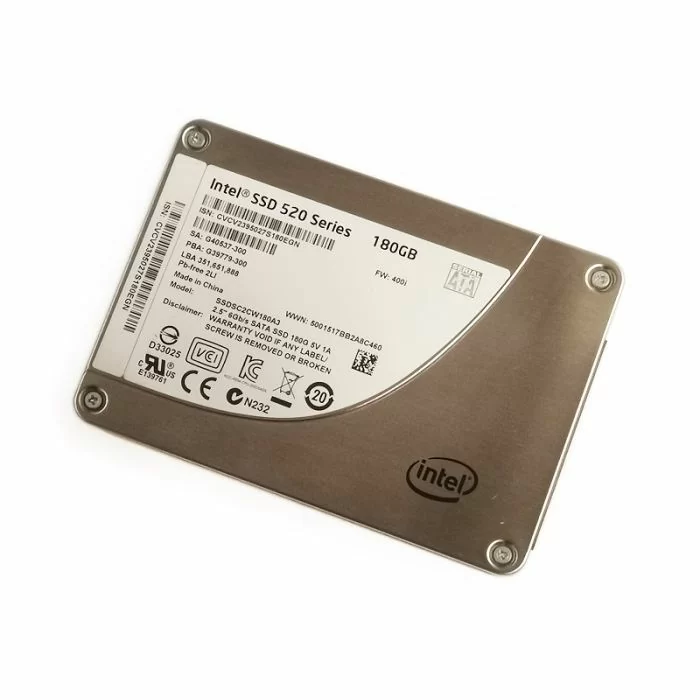 180GB Intel SSD 520 Series SSDSC2CW180A3 2.5" SATA Internal Solid...