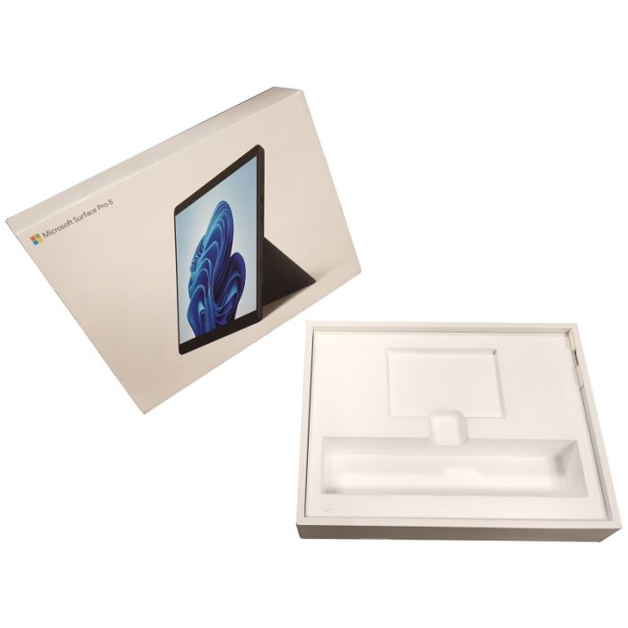 Microsoft Surface Pro 8 Graphite 13 Inch Tablet Empty Box with Inserts Only