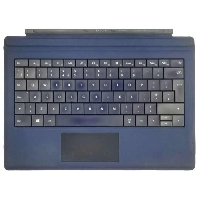 Microsoft Surface 3 Type Cover 1644 Keyboard and Trackpad Dark Blue UK QWERTY