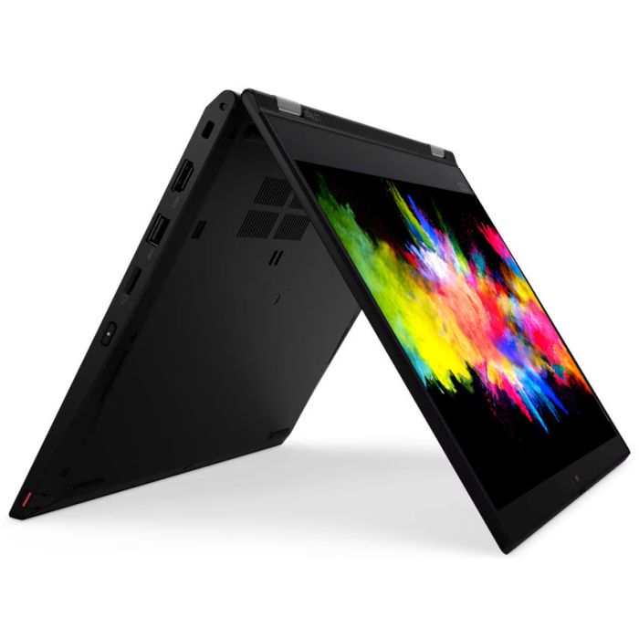 Lenovo ThinkPad L13 Yoga 13.3 Inch FHD Touch 2-in-1 Tent Mode Left Angle View