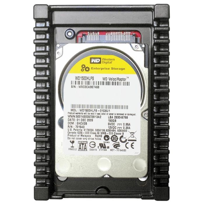 Western Digital WD1500HLFS WD VelociRaptor 150GB 3.5" 10K RPM SATA Hard Drive