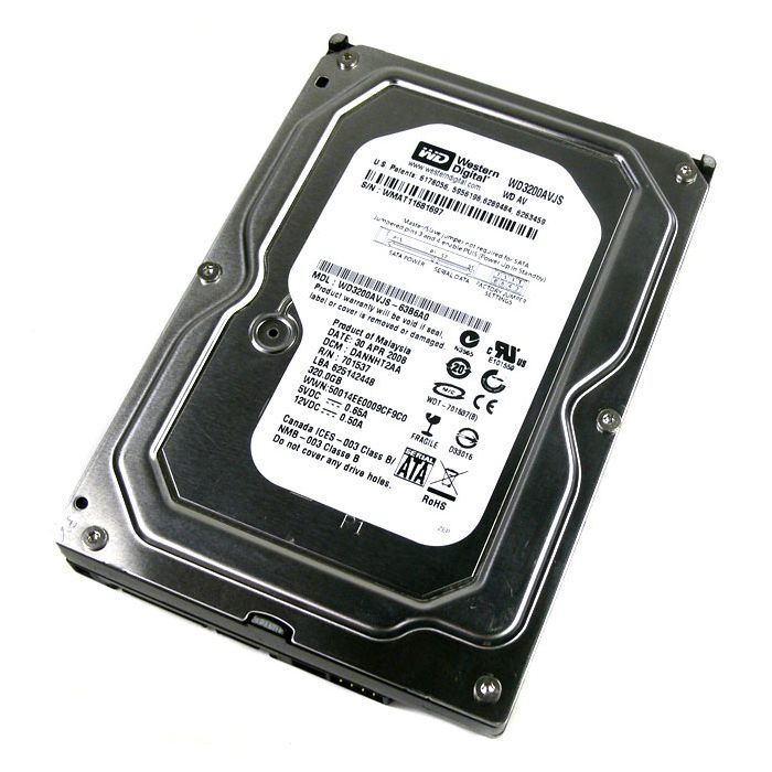 Western Digital WD3200AVJS 320GB 3.5" SATA 7200 RPM Internal Hard Drive